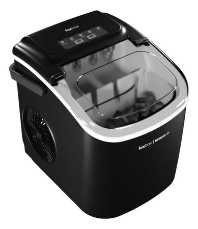 ICE MAKER FOXBOX GENUS NIVEUS-IM, NEGRO, 1.2L (8109)
