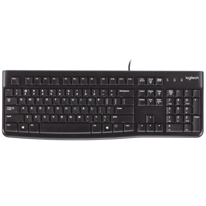 Teclado Logitech K120 Black 920-004422 - Vista principal