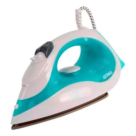 Plancha A Vapor Atma Perfect Care Pav1217pi Color Blanco y Celeste 220V