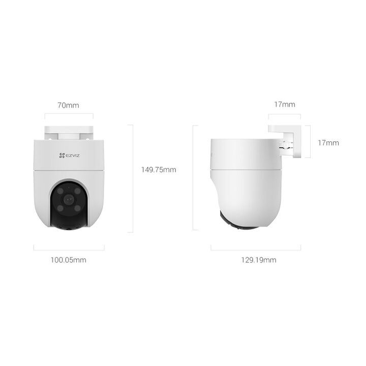 CAMARA DE SEGURIDAD EZVIZ EXTERIOR MODELO CS-H8C 2MP, 4MM, WIFI 1080P (303102569) - Vista principal