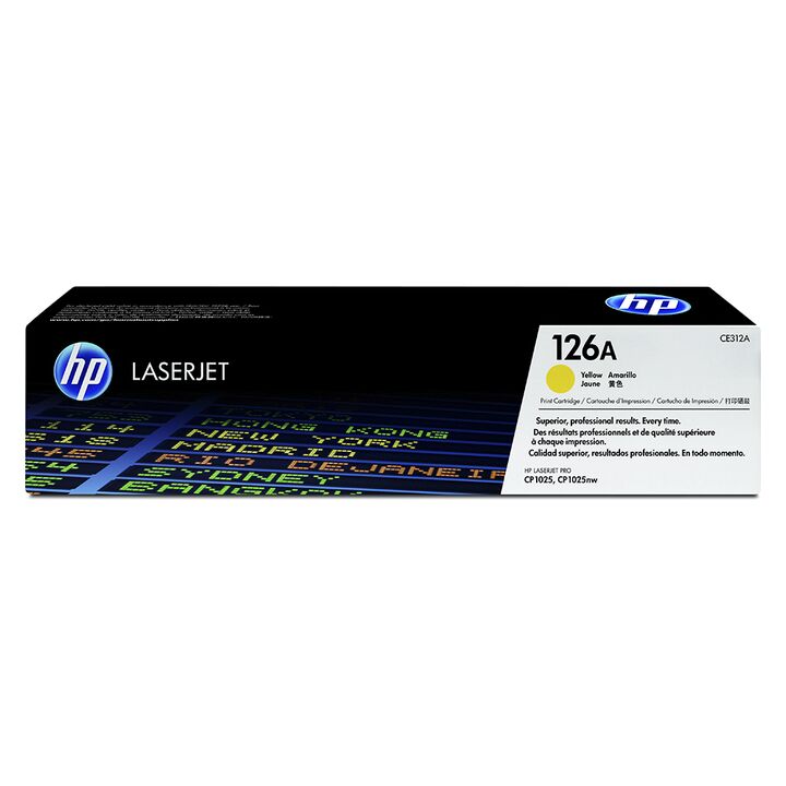 Tóner Hp 126a Amarillo Laserjet Original Ce312a - Vista principal