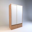 Placard Corredizo 1,20 2 Cajones 2 Zapateros Olmo F. Everest Tables - Miniatura 3
