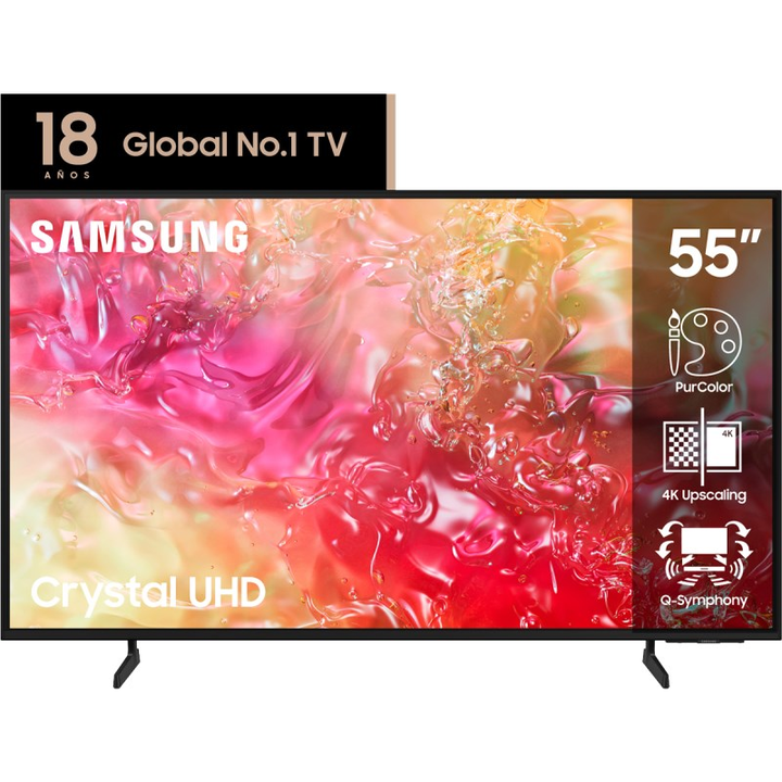 Smart Tv Led Samsung 55P Du7000 4K - Vista principal