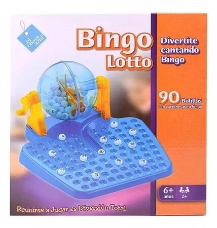 Juego de mesa Bingo Lotto con bolillero 6012