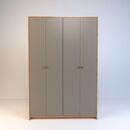 Placard De Abrir 1,2m 4 Puertas 2 Cajones Olmo F. Gris C. Tables - Miniatura 1