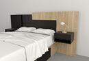 Respaldo Box 1,80m.y 2,00m. Olmo F. Negro M. Tables - Miniatura 3
