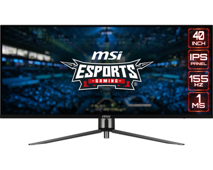 Monitor Gamer MSI 40" MAG401QR 3440x1440 155Hz 1ms - Vista principal