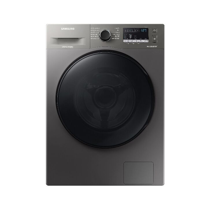 Lavarropas Samsung WW70AA46BX Inverter Ecobubble 7Kg Silver - Vista principal