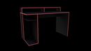Escritorio Gamer 1,29m - Negro C Filo Azul Tables - Miniatura 2