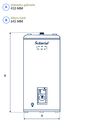 Termotanque Electrico Senorial TESZP-65 50lts 1500w Apoyar Colgar - Miniatura 2
