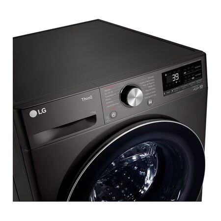 Lavarropas LG Inverter 6,5kg 6 Motion Dd Steam Carga Frontal