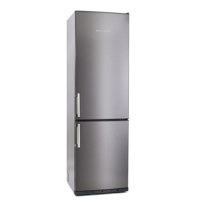HELADERA C/FREEZER KOHINOOR KHGA40/9 - ACERO 358LTS CICLICA FREEZER C/3 CAJONES - Vista principal