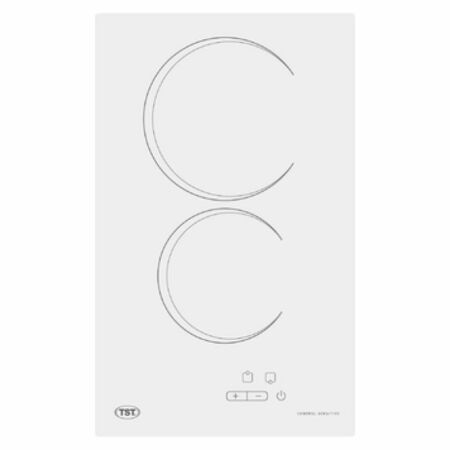 Anafe TST Vitrocermico Blanco Elctrico 2 Hornallas