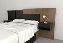 Respaldo Box 1,40m.y 1,60m. Nogal L. Negro M. Tables - Miniatura 2