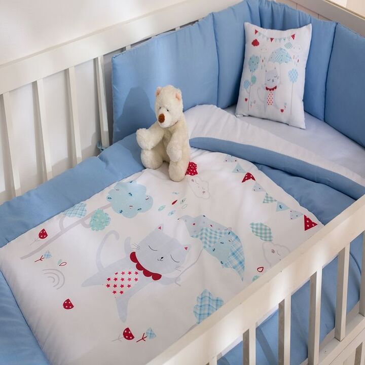 Acolchado Casablanca Cuna Estampado Azul - Vista principal
