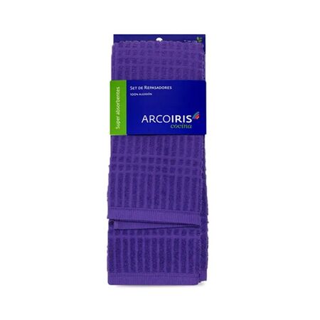Juego De Repasadores Arco Iris Violeta JR-06