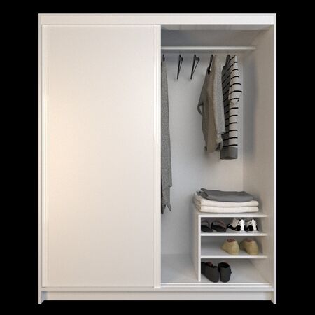 Placard Corredizo 1,50 2 Cajones Everest Tables