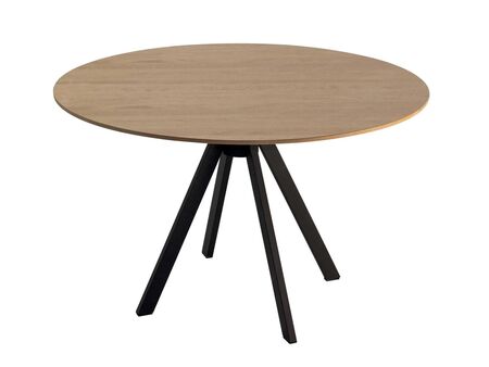 Mesa Nilo Redonda - Negro mate 1100x830mm SILCAR - MNILO