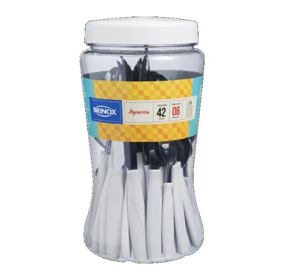 Juego De Cubiertos 42 Piezas -Blanco Brinox 6000704 - Vista principal