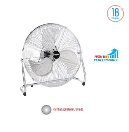 Ventilador Turbo Reclinable 18 Cromado Liliana VTFM18