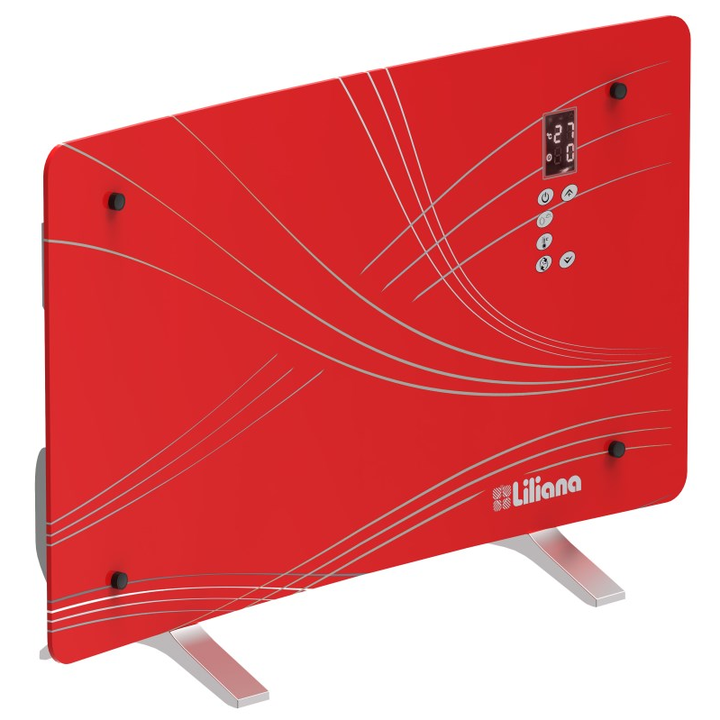 Vitroconvector Liliana Ppv510 Curvo Turboluxe 2000W Rojo - Vista principal