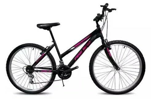 Bicicleta Firebird mtb R24 Negro con Rosa - Vista principal