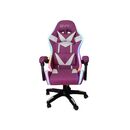 Silla Gamer Syx GCS02 Purpura con Blanco - Miniatura 1
