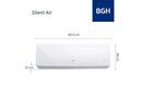 Acondicionador de aire BGH BS35WCAU 3300W Frio Calor Split  - Miniatura 3