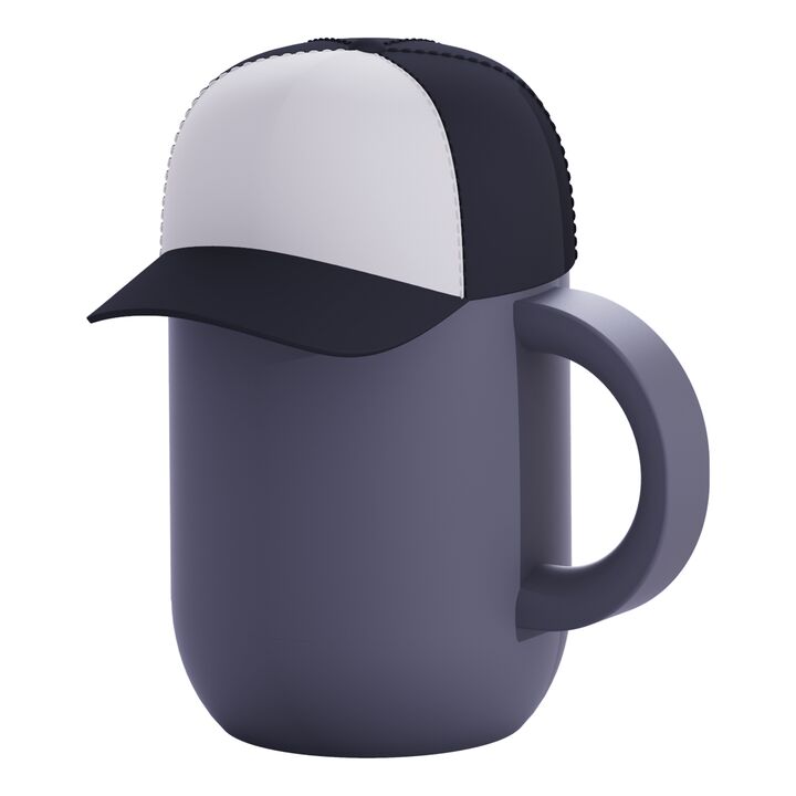 Vaso Térmico Asobu Happy Hat Trucker 360ml - Black - Vista principal