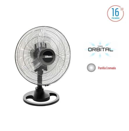 Ventilador de Mesa 16 cromado Liliana VSOC16
