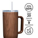 Vaso Corkcicle Cruiser 1182Ml - Walnut Wood - Miniatura 4