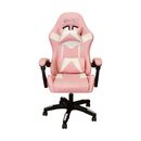 Silla Gamer Syx GCS02 Rosa con Blanco - Miniatura 1