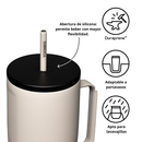 Vaso Corkcicle Cold Cup Xl 887Ml - Latte - Miniatura 3
