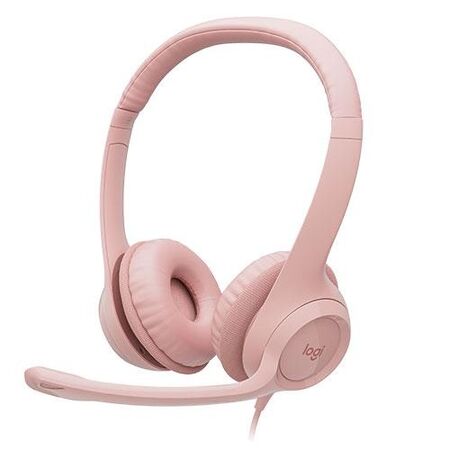 Auricular Logitech USB Rosa
