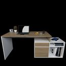Escritorio Con Mueble Bajo Olmo F. Everest Tables - Miniatura 2