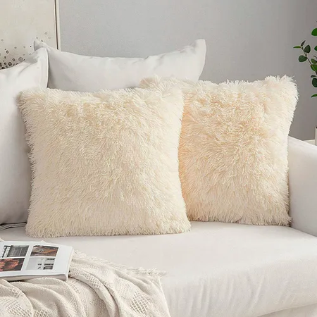 Comercial Nevada funda 45x45 pelo largo natural