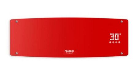 SPLIT CALOVENTOR PEABODY PE-CV20R - ROJO, 2000W, C/CONTROL REMOTO, SISTEMA PARA MONTAR EN LA PARED