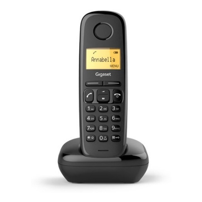 Teléfono Inalámbrico Gigaset A170 Identificador Agenda 50 - Negro - Vista principal