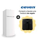 Combo Heladera Eslabón De Lujo 336l Con Freidora Techgo 5l - Miniatura 2