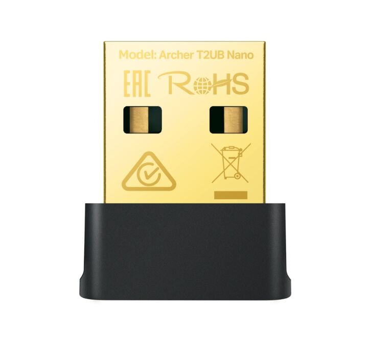 Placa de Red Tp-Link Archer T2UB Nano Bluetooth USB AC600 Dual band - Vista principal