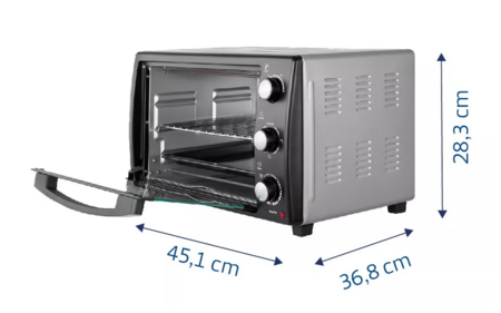 HORNO ELECTRICO TRAMONTINA GLASS COOK - 25LTS GLASS COOK 25L HEG (PNH048332)