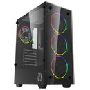Gabinete Raptor Infinity Mesh TG x2 Mid-Tower RGB Fan x4 - Miniatura 2
