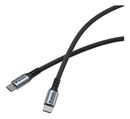 Cable 60w de Carga y Sincronizacion USB C to USB C 120cm negro - Miniatura 3
