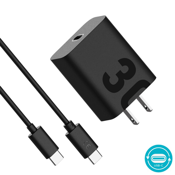 Cargador Motorola 30W C2C Negro - Vista principal