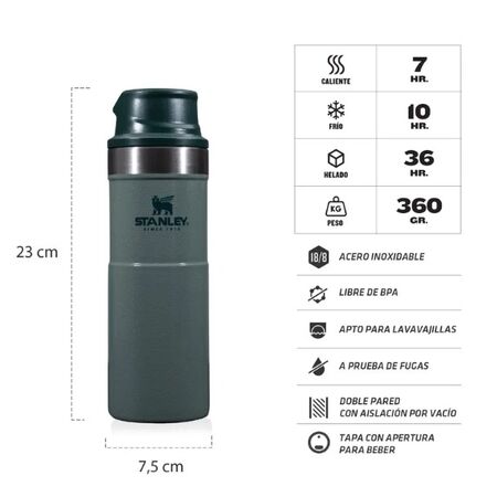 Vaso Termico One Hand Verde 473 Ml Stanley 10-06439-070