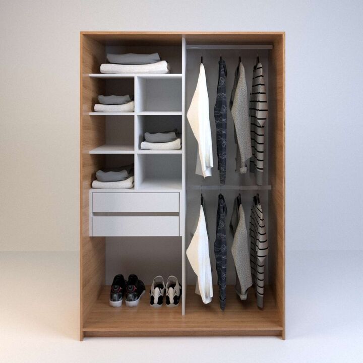 Vestidor 1,20m 2 Cajones Olmo F. Everest Tables - Vista principal