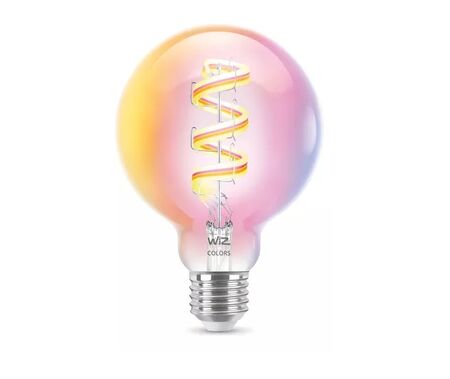 Lampara Inteligente Wiz Bulbo LED Filamento Globo Wi-Fi BLE 40W G95 E27 RGB CL 1PF6 929003267212