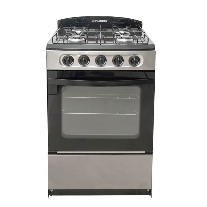 Cocina Multigas 53cm Peabody Acero Inoxidable - Vista principal