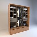 Vestidor 1,80m Alto 4 Cajones 3 Zapateros Olmo F. Gris C. Tables - Miniatura 2