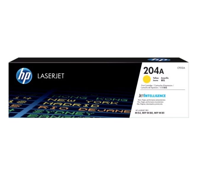 Toner HP 204A Yellow LaserJet Toner Cartridge - Vista principal